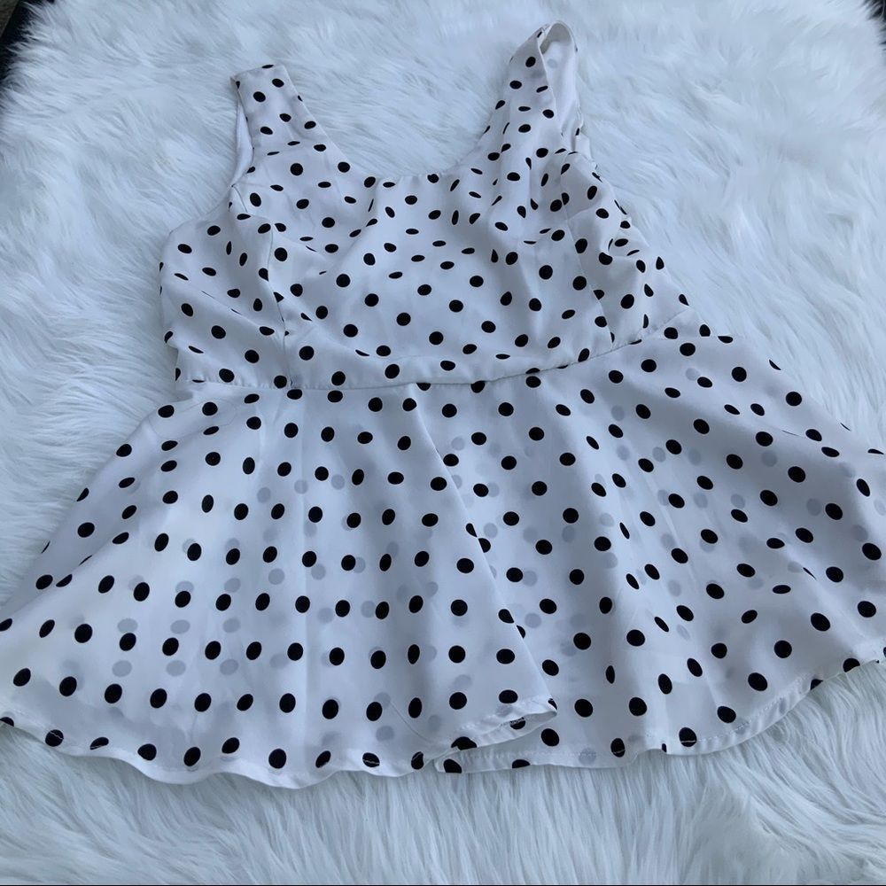 YA Los Angeles Polka Dot tank top